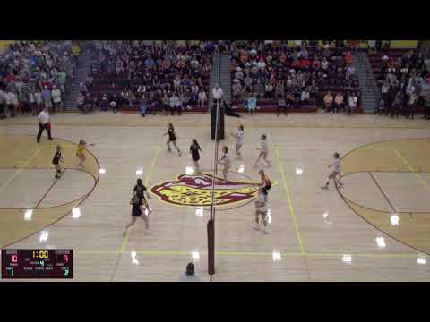 Video of High School District Tournament - #24 gold libero