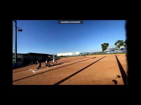 Video of 2 run Homerun Orange Crest College