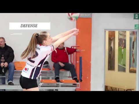 Video of Agata Lesiak Volleyball skills demo