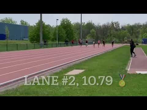 Video of U18 100m Finals ~ 10.79