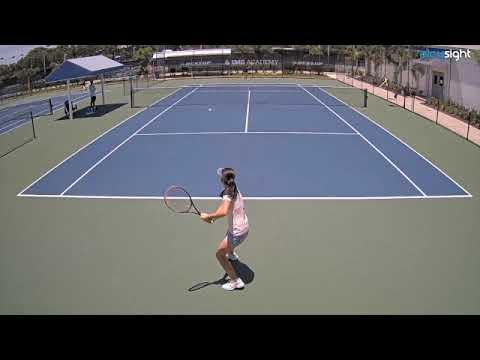 Video of Noelle Faber's IMG Junior Year Tennis Video