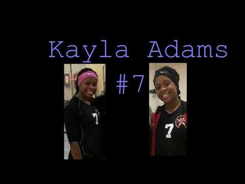 Video of Kayla Adams Volleyball Highlights_CLUB 2018