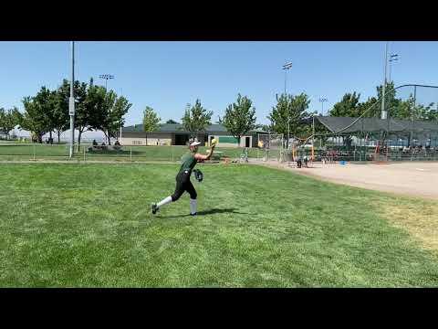 Video of fastpitch NW Outfield work