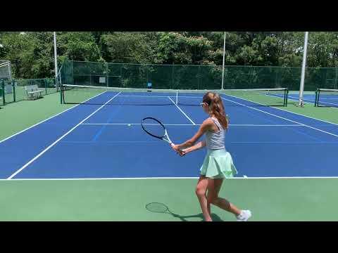 Video of Backhand Practice