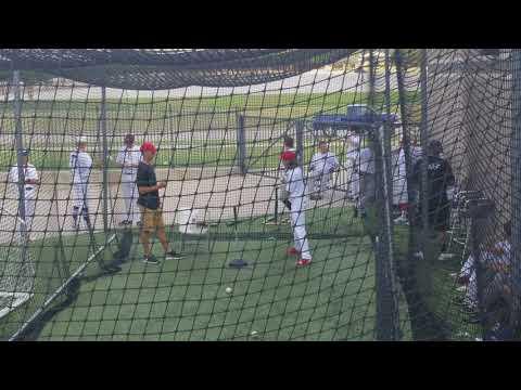 Video of Drake...Batting Cage Work @ Airhog Stadium - 2018 Memorial Weekend 