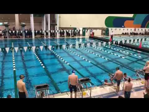 Video of Junior year states 200 free 