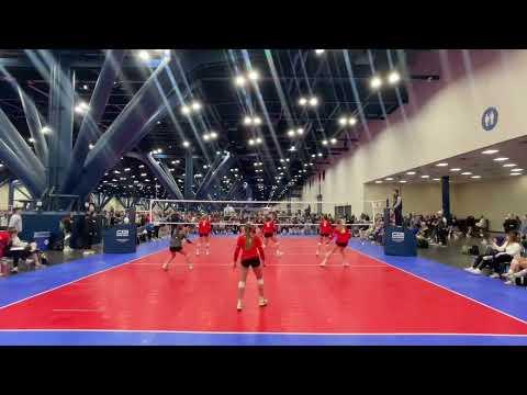 Video of 2025 Setter/RS Rhyan Miciotto #5 Cajun Elite 1st place Crosscourt 