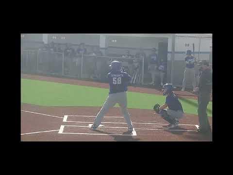 Video of Last intersquad game/ Ground Rule double while wind is blowing in