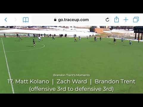 Video of Brandon Trent Center Back 2003