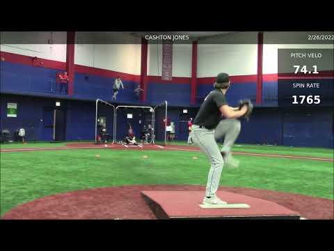 Video of Cashton Jones Pitching 2/26/22