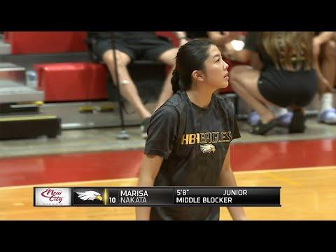 Video of Marisa Nakata 2025 Lib/Pin; Full Match Video from the HHSAA GVB D2 State Semifinals, HBA vs. MPI, Nov. 9, 2023