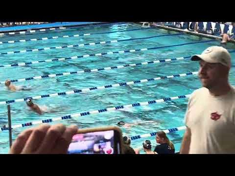 Video of 200 SCY Medley Relay (breaststroke split)