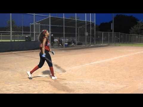 Video of Mayriah Brown hitting