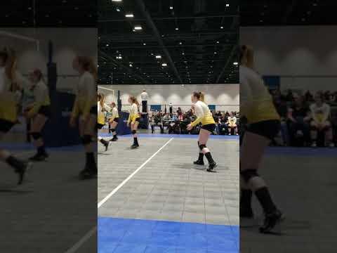 Video of Kyla Rood #5 OH serving #2