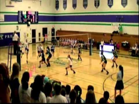 Video of Mia Mazon Libero #1 White Jersey - Junior Year vs Xavier College Prep