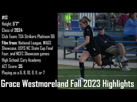 Video of Grace Westmoreland Fall 2023 Highlights