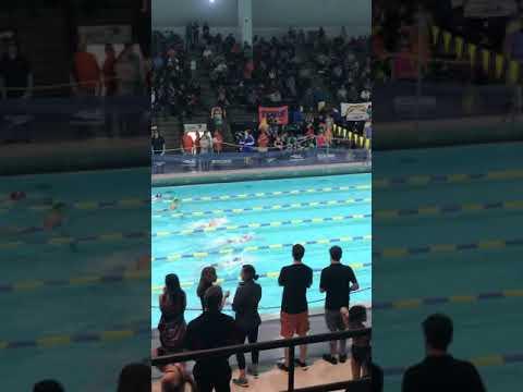 Video of UDAC Sophia Sileo-Magliari ties 10U 50yd  Breast Record 2019 Suburban Aquatic League Championships