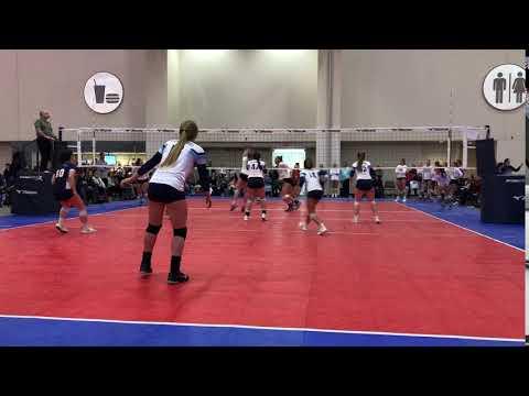 Video of 18u Premier Volleyfest #47 White Jersey MB