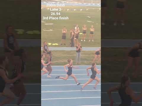 Video of Haylee Prescott, 200m Dash, 26.94