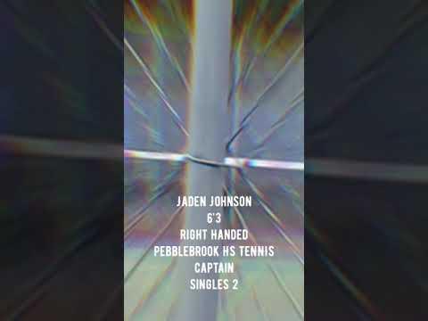 Video of Tennis Recruitment Video