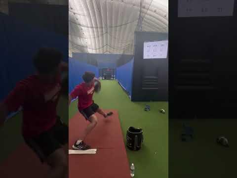 Video of Bullpen session velo 86 9/16/23