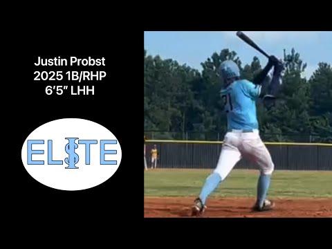 Video of Justin Probst 6’5” 2025 1B/RHP (LHH) IS Elite American