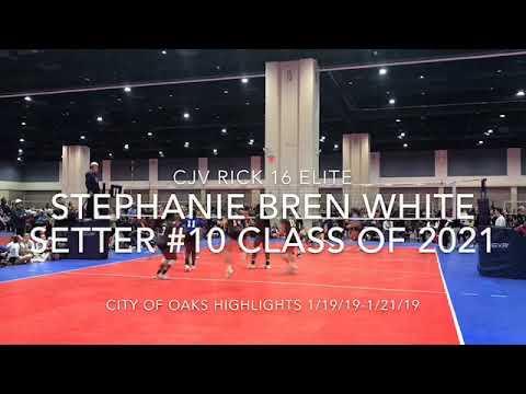 Video of Stephanie Bren White Setter #10 CJV Rick 16 Elite City of Oaks Highlights 1/19-21/2019