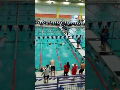 Video of 50 free right lane 1!