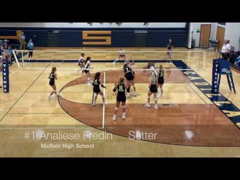 Video of #1 Analiese Fredin 2022 Volleyball Highlights