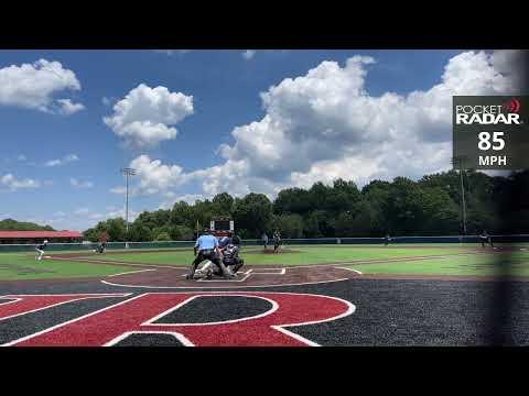 Video of 85 mph at Lenoir-Rhyne North Carolina