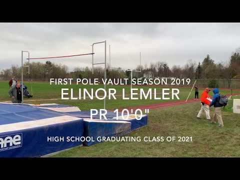 Video of Elinor Lemler, First PV Season 2019, Current PR 10'0"