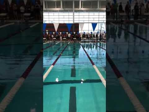 Video of 100 meter breaststroke 