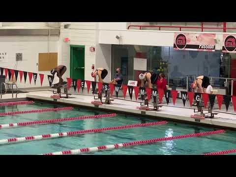 Video of Alexandra Switalski's 100 Freestyle SCY (White Swim Cap)