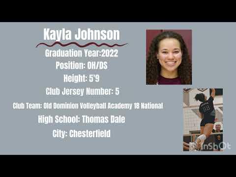 Video of Kayla Johnson - Prez Day Showdown - C/O 2022 OH