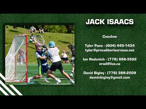 Video of Jack Isaacs Lacrosse Highlights