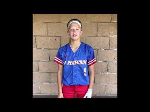 Video of Brooke Markland Softball Skills Video 