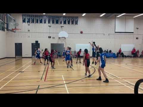 Video of 3 point shot- Toronto North-East Region semi final 