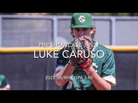 Video of Luke Caruso 2023 / PBR Showcase / March 2021