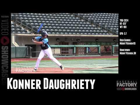 Video of Konner Daughriety-Baseball Factory