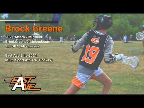 Video of Brock Greene- 2021 Attack- East Ave Elite 