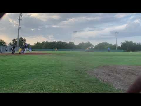 Video of Adult league strike out 