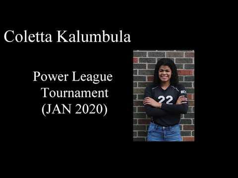 Video of Coletta Kalumbula - Class of 2021 Power League Volleyball Highlights from the MVA 2020 Club Season