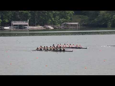 Video of Ginger Fernandez (bow seat in SA Rowing Club boat, pink headband) 7:20.026 Women’s 3V8+ May 9, 2023 USRowing Southeast Youth Championships Lake Lanier Olympic Venue, Gainesville, GA