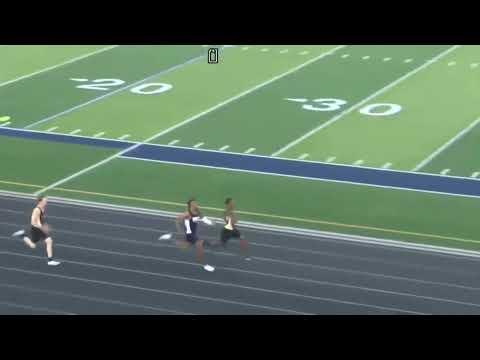 Video of 200m dash 4/7/21