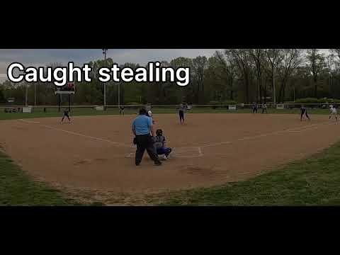 Video of Valerie Combs 4/28/2022, 1 2B, HR, 3 CS