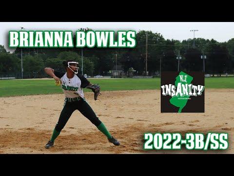 Video of 2022-3B/SS Brianna Bowles Softball Skills Video