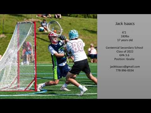 Video of Jack Isaacs Summer Lacrosse Highlights