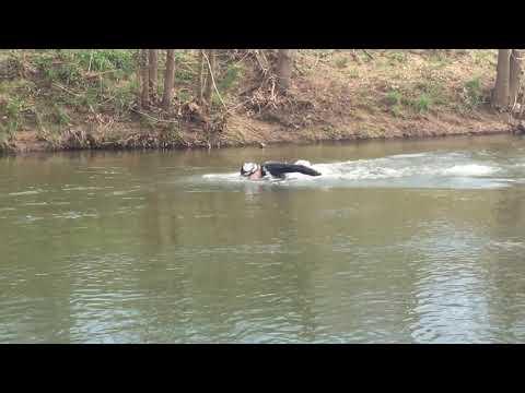 Video of Nature's endless pool:  creative training during tough times