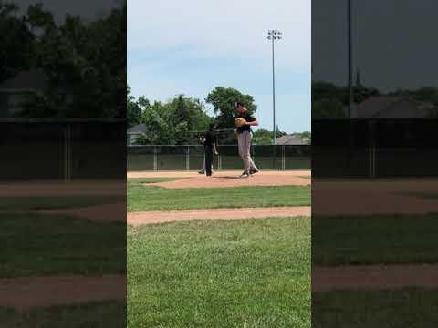 Video of Dylan pitching relief 6-14-19