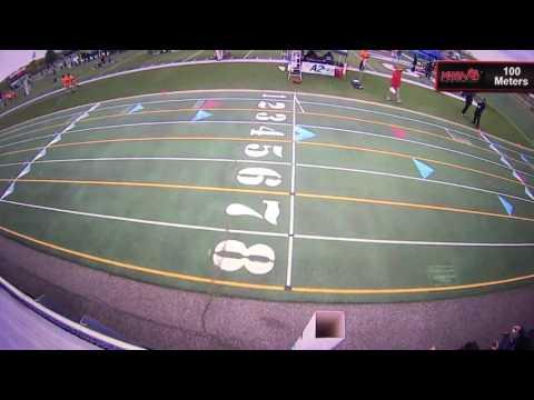 Video of Sophomore year D1 100m Region 9 final 1st place 11.08fat